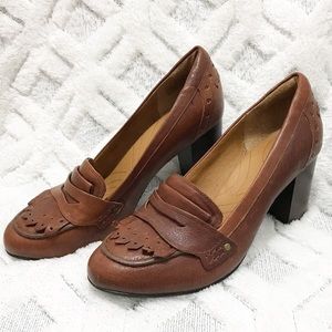 Clarks Indigo Kiltie Penny Loafer Pumps